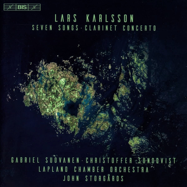 Levyn kansikuva teokselle Lars Karlsson - Seven Songs and Clarinet Concerto